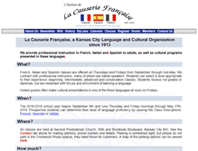 Tablet Screenshot of lacauserie.org